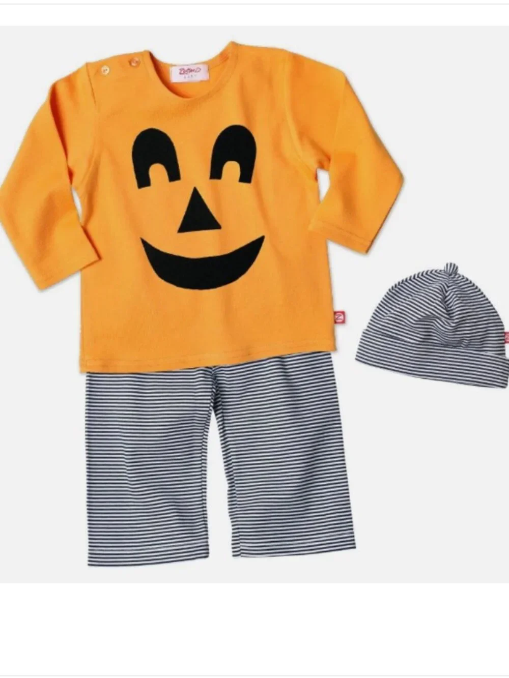 NEW Zutano Baby Boys Jack O Lantern Costume Crafting Set, Sz 18 Months